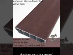 Slip Resistant Long Lasting TPE Coated Aluminum Alloy Flooring For Outdoor Walkways Ramps