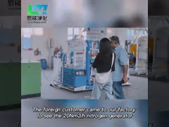 Generador de oxígeno médico de alta pureza de oxígeno de salida del 99,5% y presión de 0,6-0,8MPa video