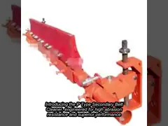P Type Secondary Belt Cleaner Conveyor Belt Secondary Cleaners High Abrasion Resistance