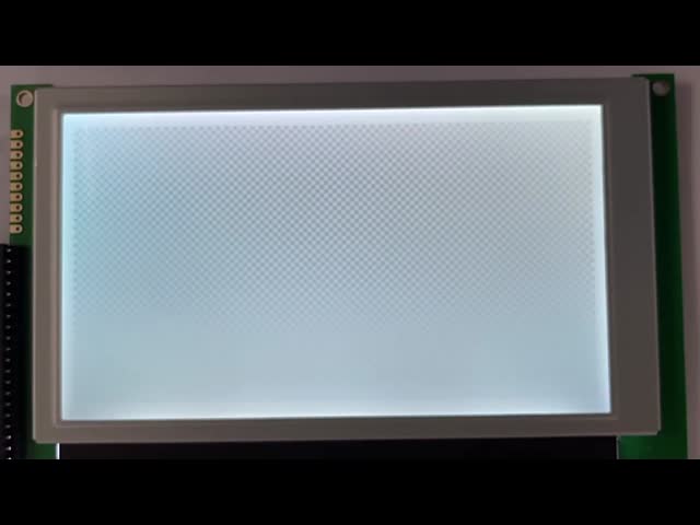 5.1インチCOG LCDディスプレイ 平行ポートインターフェイス 解像度 240*128 350明るさ ドライバIC LC7981 黒の背景 白色ディスプレイPCBボード