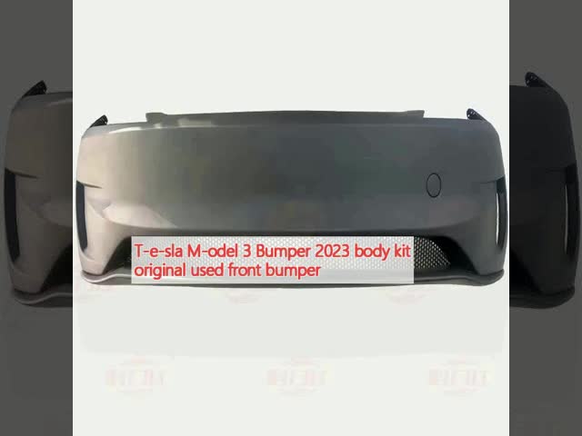 2023 car T-E-Sla M-Odel 3 Bumper Replacement Body Kit Reconditioned video