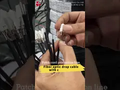 Indoor FTTH Drop Cable Fiber Optic Distribution Cable FRP Steel G657A2 LSZH