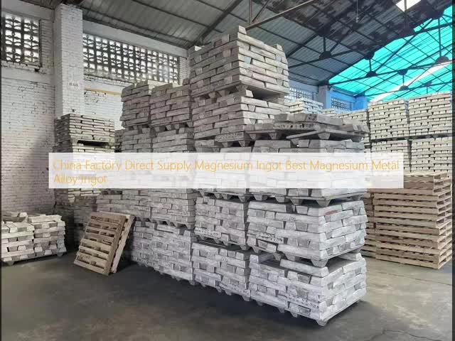 中国 工場 直接供給 マグネシウムインゴット 最高のマグネシウム金属合金インゴット
