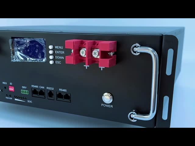16S1P Lifepo4 Rack Mounted Battery 5120Wh Typical Capacity 6000 Times Cycle Life