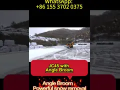 700kg Skid Steer 0.4m3 Yanmar motoru ile JC45 Güney Afrika'da Sıcak Satış