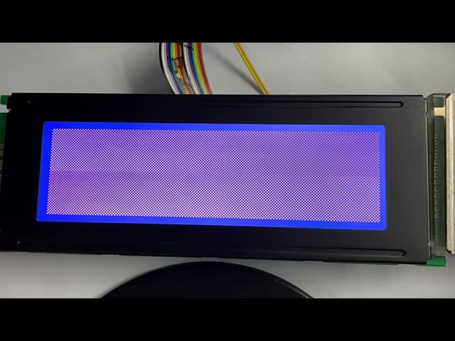 5.4インチSTNディスプレイ フォントライブラリドライバーIC RA8822 36ピン パラレルポート インターフェース 解像度は 240*64 明るさ 350 PCBボード