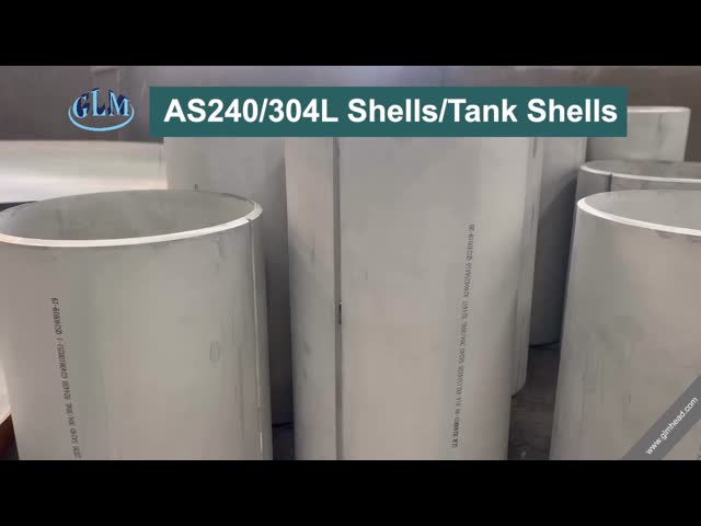 SS304 Rolled Steel Cylinders Stainless Steel Plate Rolling For Chemical Industry