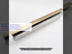 304 Custom Champagne Goud geborsteld roestvrij staal afwerking Zilver Zwart Kleur U Channel Tile Trim Strip