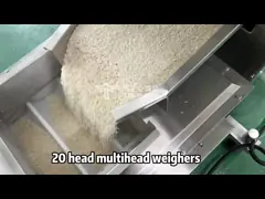 China 40BPM 10 Head 14 Head Fruit Multihead Weigher Tangerine Orange Belt Conveyer Weighing supplier