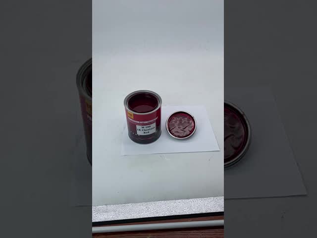 M109 Chestnut Red 1K Car Paint Customized Acrylic Resin Car Colour Paint
