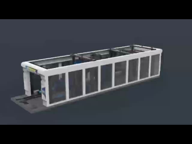 全自動トンネル洗車機 高圧洗車機 14 ブラシ ロールオーバー洗車システム