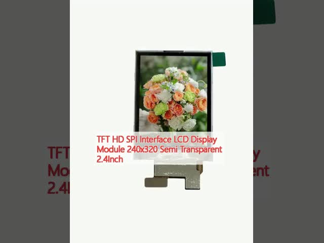 TFT HD SPI интерфейс Модуль ЖК-дисплея 240x320 Полупрозрачный 2,4 дюйма