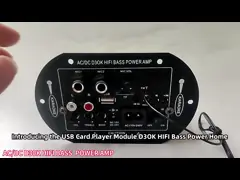 D3OK HIFI バスパワーホームアンプボード 2チャネル2.0 AC/DC 12V 24V 220V オーディオ