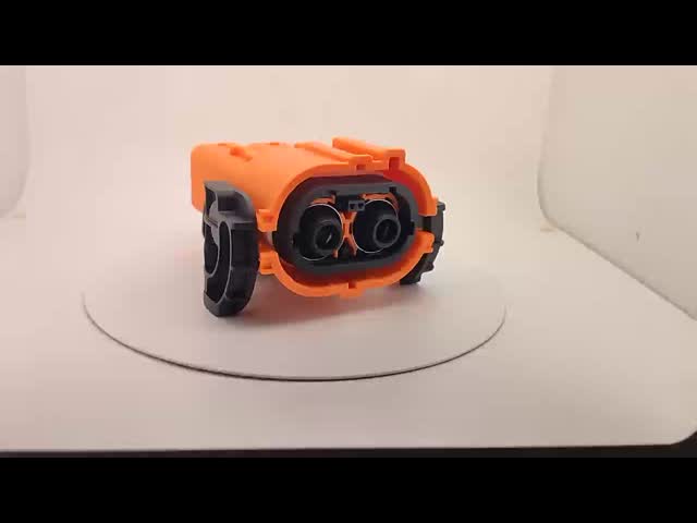 FHV 2-Pin High Current Connector 250A 1000V Waterproof for EV Battery