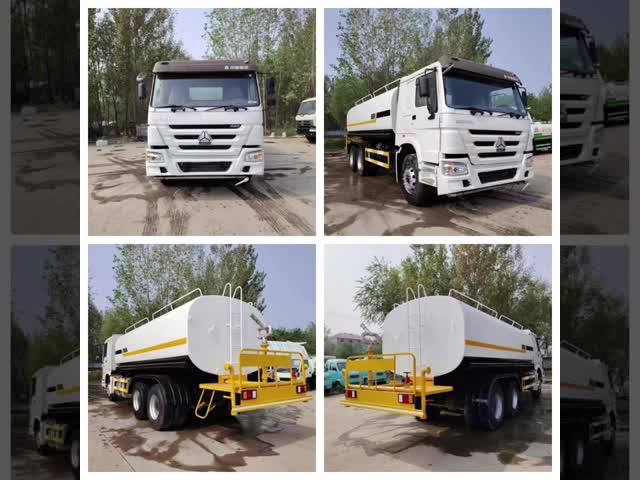Used Watering Cart Howo Water Tanker 20m3 Meter For Engineering Road And Farmland Irrigation