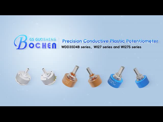 OEM 5kOhm 導電性プラスチックポテンチオメーター 15% Lin 0.1% WDD35D4B
