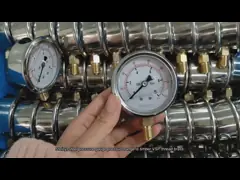 مانومتر صنعتی YN52mm فشار فشار فشار هیدرولیک 52mm 1/4NPT