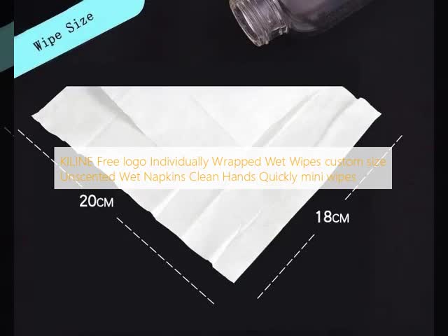 KILINE Household Restaurant Cleaning Wipes Individually Wrapped Quick Disposable Wipes For Hand