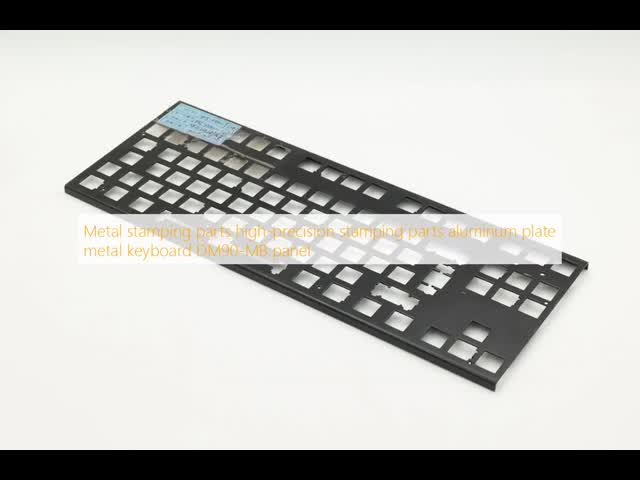 金属スタンプ部品 高精度スタンプ部品 アルミプレート 金属キーボード DM90-MB パネル