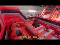 Gewerblicher Kinder-Innen-Spielplatz Set Aufblasbarer Themenpark Mit Sportspiel