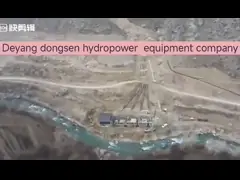 Generador de turbina Francis de acero inoxidable con una eficiencia del 90% al 96% y una potencia de 300 kW a 20 MW video