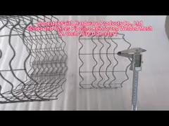 10 Lines 145 Meter Length Galvanized Pipe Coating Reinforced Welded Mesh For River Bottom Gas And Oil Pipeline