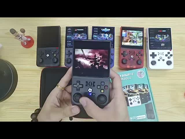 R36 max 4' TV クラシック ポータブル ハンドヘルド オープン ソース レトロ ゲーム コンソール GBA アーケード 30+ エミュレーター