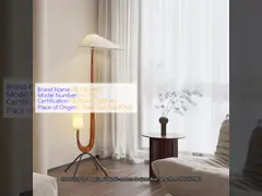 Wabi-sabi noordelijke moderne ontwerper creatieve woonkamer bank staande lamp vloerlicht