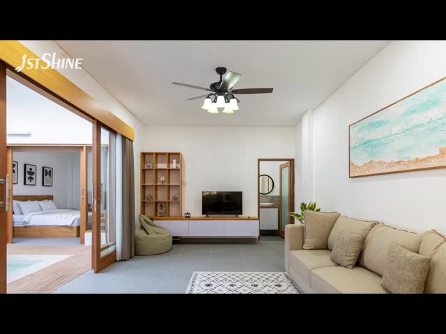 52 Inch Classic Ceiling Fan With Light Kit Indoor For Restaurant