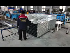 China Durable Cable Tray and Cable Support Tray with Load Capacity up to 1000 lbs Side Rail Height 25-200mm and Thickness 0.8-2.2mm supplier