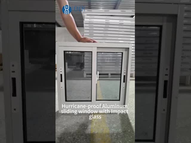 Aluminum Alloy Primary Colour Double Sliding Window Touch Lock