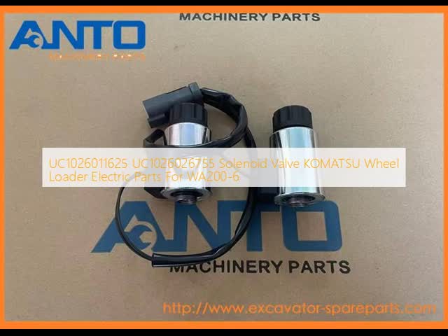 UC1026011625 UC1026026755 電磁弁 KOMATSU ホールローダー WA200-6用の電気部品