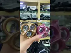 Owl Light 3 Eyes White Yellow Dual Color Flash Plastic Iron Aluminum LED Fog Light Headlamp For Motor