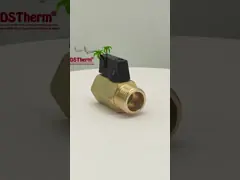 Kuningan Wanita dan Pria Mini Ball Valve Untuk Sistem Pipa 1/2 '' ketahanan korosi