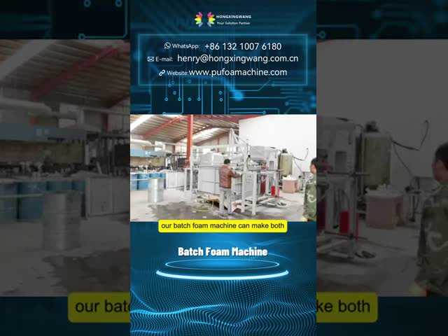 10kg/M3-60kg/M3 Box Foaming Machine Batch Foam Machine Round / Square Foam Block Machine