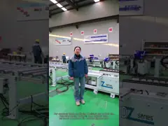 Automatic CNC Wood Door Frame Cutting Machine Four Sided Sawing Cutting
