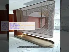 공장 색상 금 고대 장미 금 헤어 라인 붓기 클래식 304 스테인레스 스틸 스크린 파티션 룸 디바이더