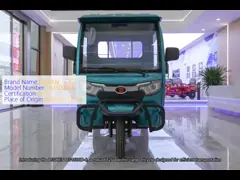 72V Semi Enclosed Electric Tricycle Long Endurance For Cargo Transport