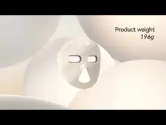 360 Degree Soft Silicone Facial Mask With Hollow Design Led Blue Red Led Light Therapy