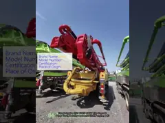USED SANY 43m caminhão de bombagem Máquina de construção de bomba de concreto 2021