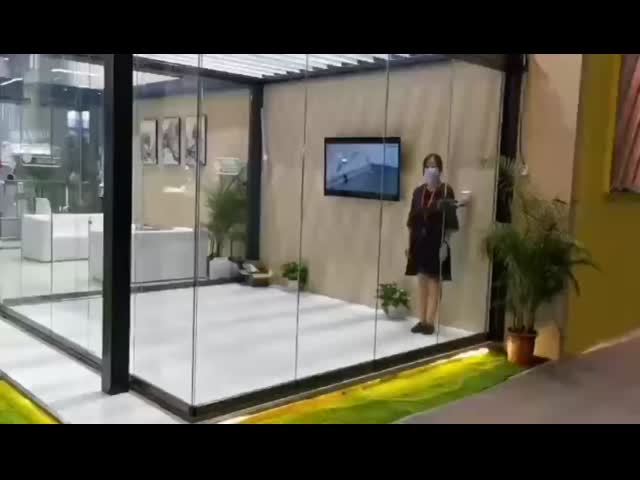 6mm 8mm Glass Folding Aluminium Doors And Windows For Home Office