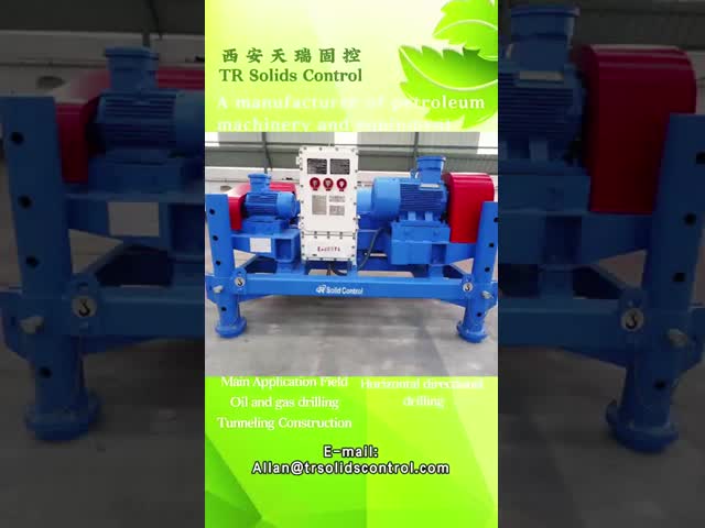 TRLW355 Drilling Mud Decanter Centrifuge High Speed Solids Liquid Separation