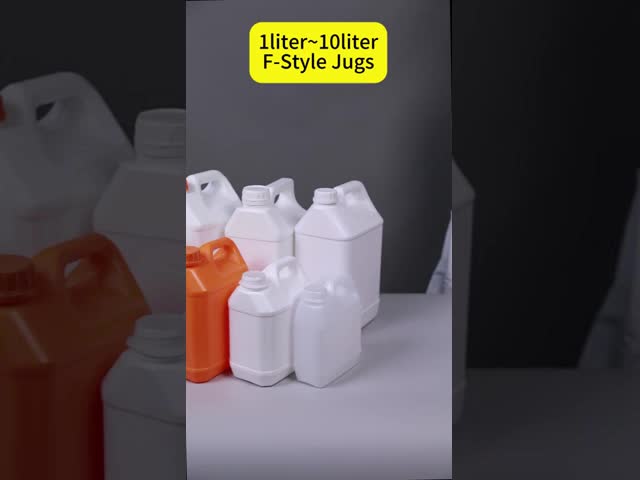 100% Material 1 galão HDPE Barril de plástico azul branco preto para garrafa de loção líquida