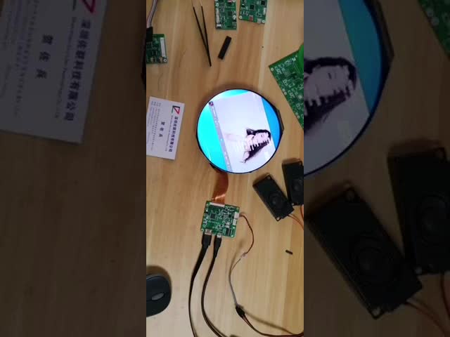 5' FHD 1080P Round TFT LCD ディスプレイ 1080×1080 With High Brightness 400cd
