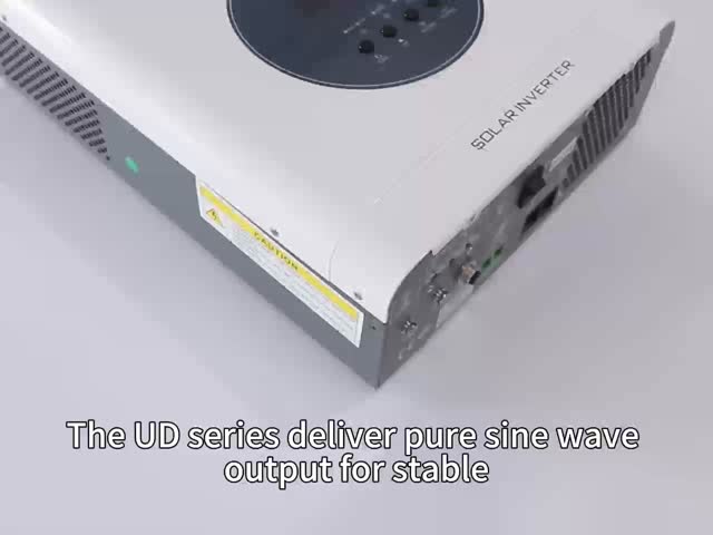 3Kw 24V 110V 220V DCからAC Wifi Ups 純正弦波ハイブリッドソーラーインバーター