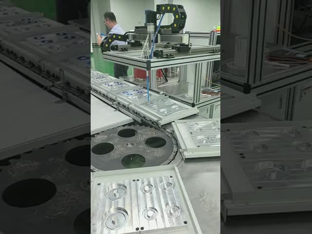 60HZ Truck Air Filter Metal Caps Two Components Gluing Machine