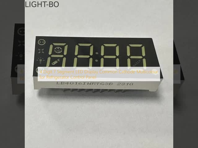 冷蔵庫の制御パネルのための4桁の7セグメントLEDディスプレイ