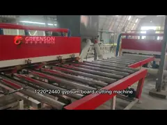 Ligne de production de machines de fabrication de carreaux de plafond en plaques de gypse décoratives