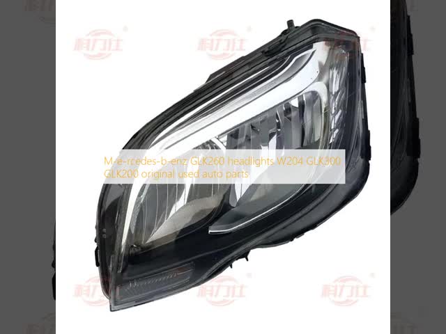 M-E-Rcedes-B-Enz GLK260 Reemplazo del conjunto de faros usados para automóviles W204 GLK300 GLK200 El video
