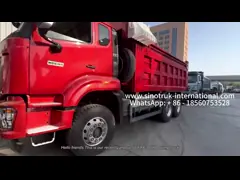 SINOTRUK HOHAN Howo جدید 6X4 RHD 10 چرخ با درب عقب محکم تقویت شده حمل و نقل موثر